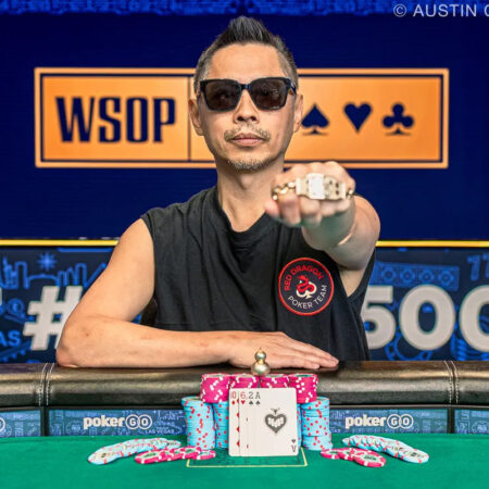2025 WSOP: Xixiang Luo Wins Third Bracelet in Debut $1,500 PLO Double Board Bomb Pot Event