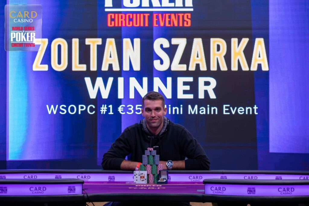 Zoltan Szarka 2025 WSOP Circuit Bratislava
